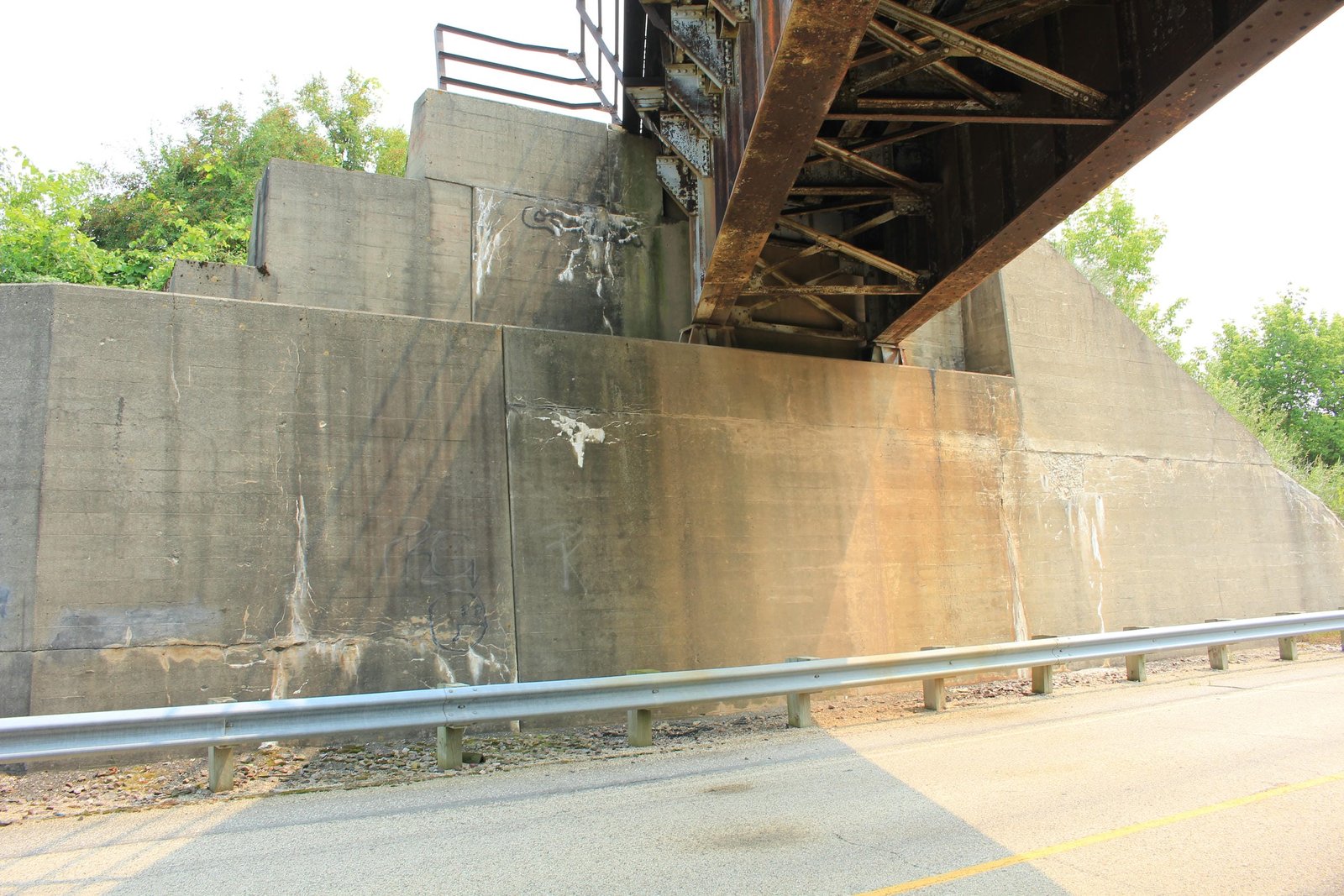 West abutment
